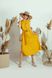 Платье без рукавов из итальянской вискозы с кантом и круглой горловиной цвет манго 023д_mango фото 1