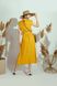 Сукня без рукавів та круглою горловиною з тенселу колір манго 023д_mango фото 2