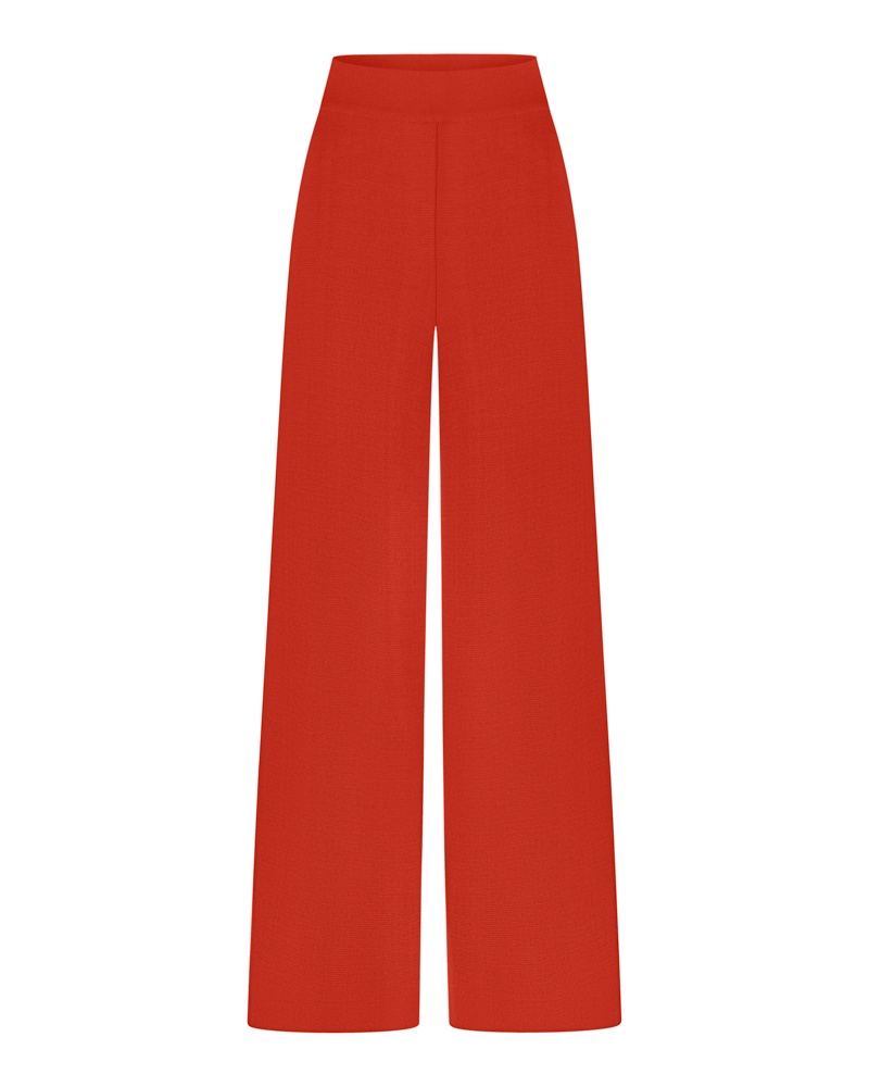 Trousers knitted straight from merino wool