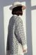 Кардиган длинный вязаный с лого из полушерсти мериноса чёрно-белый S (88-70-94) Cardigan_knitted_long-1_S фото 1