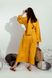 Сукня з кантом на запах із тенселу колір манго 022б_mango фото 3