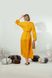 Платье из итальянской вискозы с кантом и V-образной горловиной цвет манго 022_mango фото 3