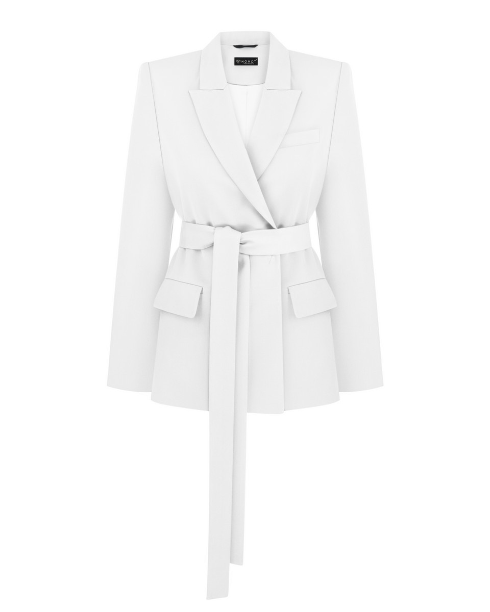 Suit in men's style white