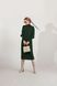 Платье вязаное с высокой горловиной из полушерсти мериноса Dress_knitted_02 фото 23