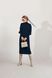 Платье вязаное с высокой горловиной из полушерсти мериноса Dress_knitted_02 фото 11