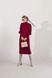 Платье вязаное с высокой горловиной из полушерсти мериноса Dress_knitted_02 фото 21